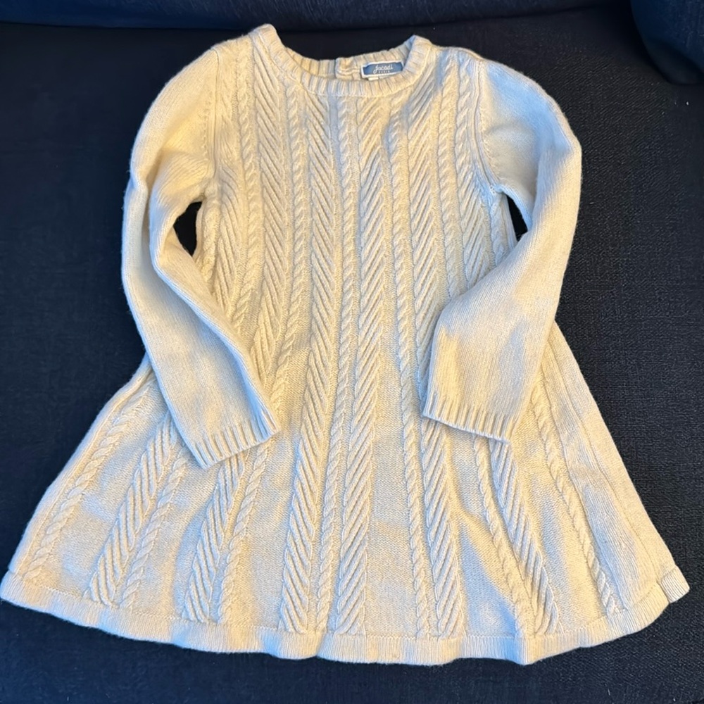 Jacadi Wool & Cashmere Woven Dress